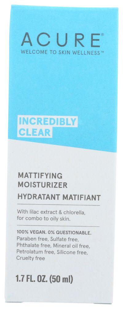 Acure Moisturizer Mattifying