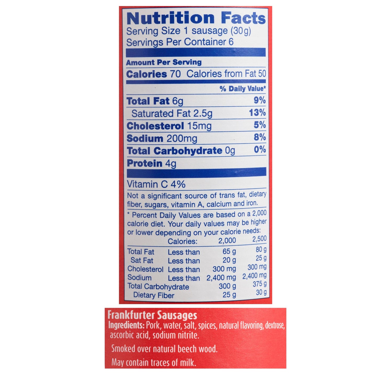 Meica Pork Frankfurter | 12 pack