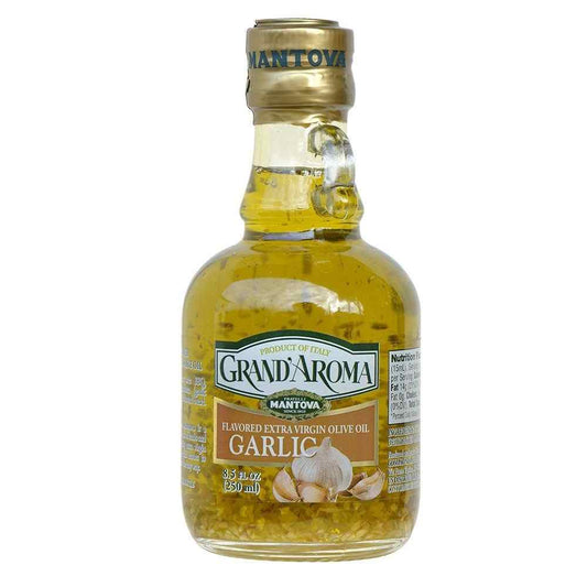 Mantova Extra Virgin Garlic Olive Oil | 6 pack