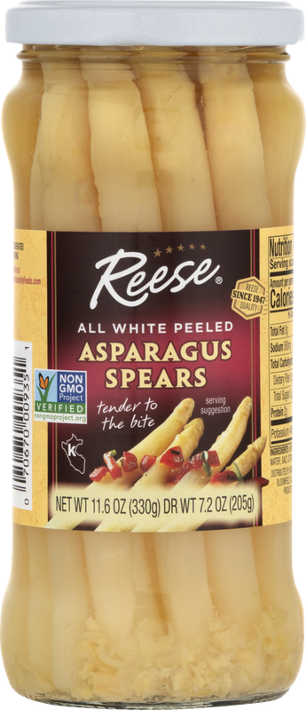 Reese Asparagus Spears, All White Peeled
