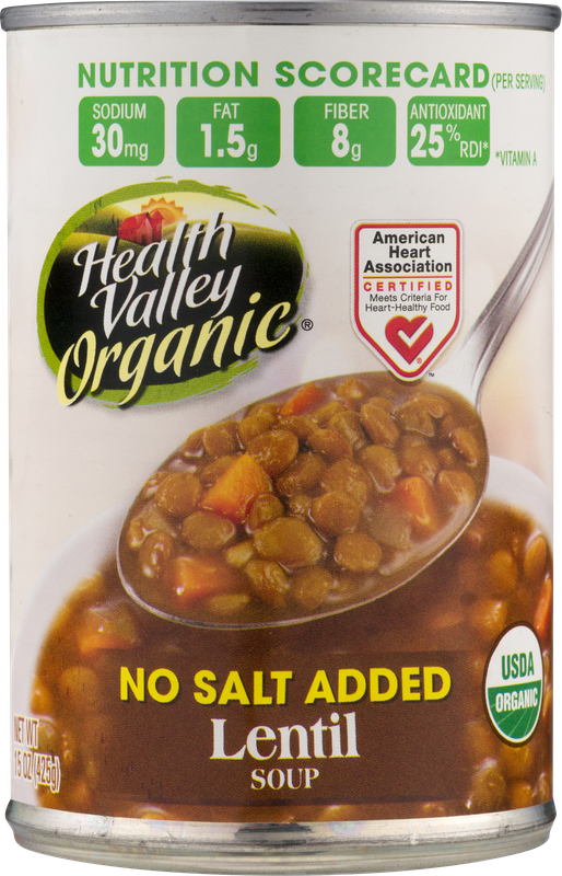 Health Valley Organic No Salt Added