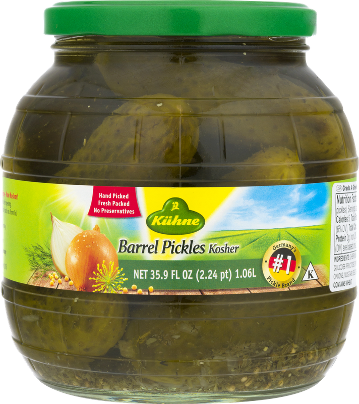 Kuhne Barrel Pickles Kosher