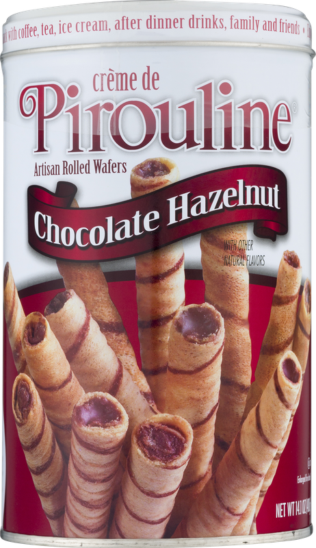 Creme De Pirouline Artisan Rolled Wafers Chocolate Hazelnut