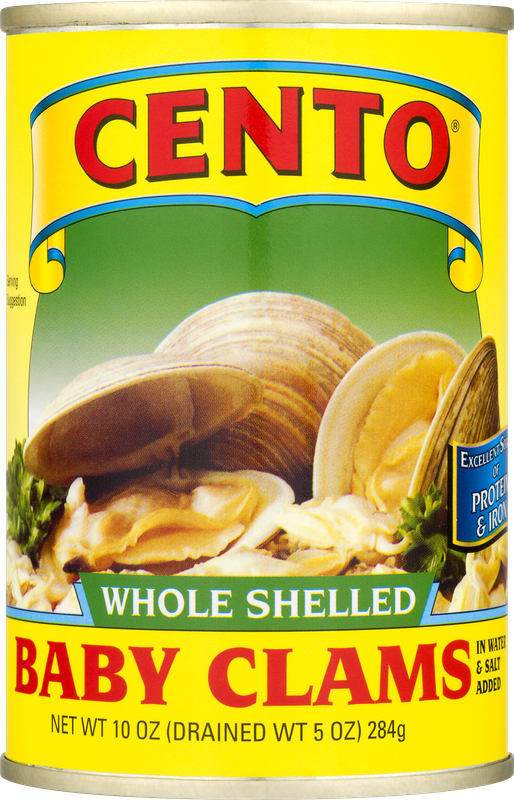 Cento Whole Shelled Baby Clams