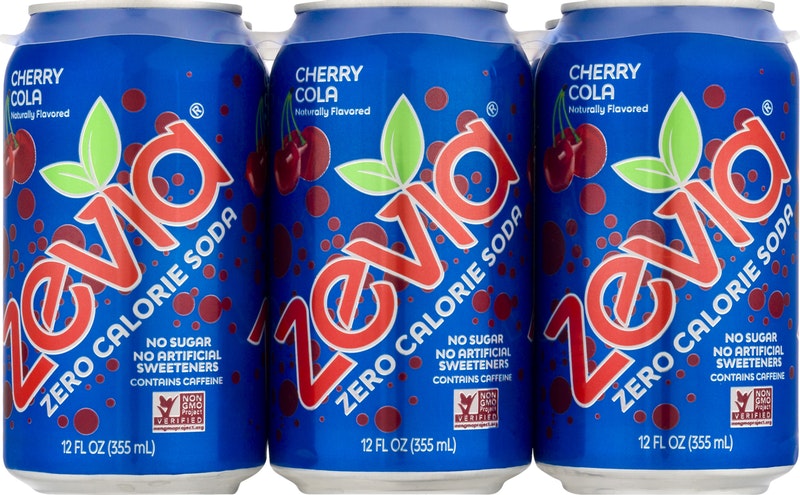 Zevia Zero Calorie Cherry Cola Soda 6 ea