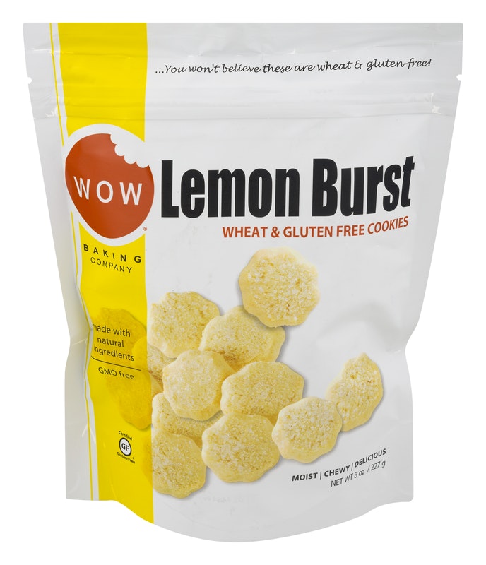 Wow Baking Company Wheat & Gluten Free Cookies Lemon Burst