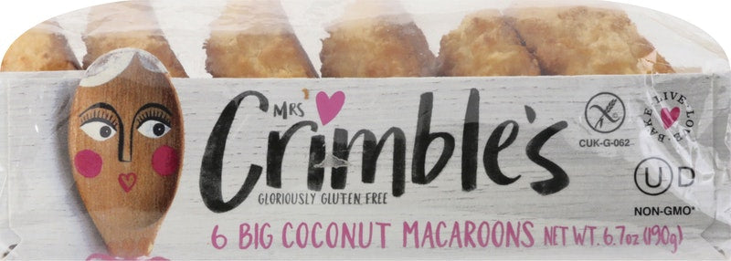 Mrs Crimble's 6 Large Coconut MacAroons