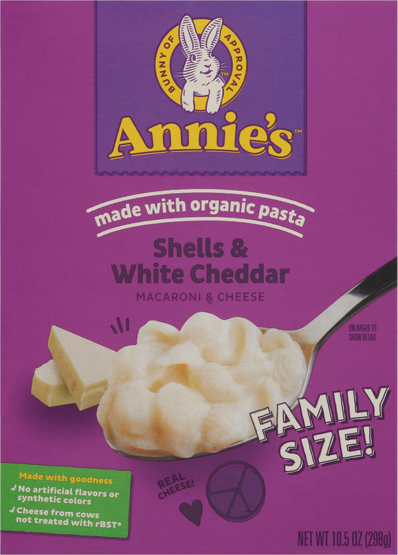 Annie's Shells & White Cheddar Macaroni & Cheese Family Size