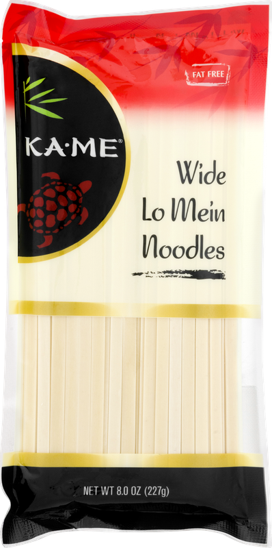 KA-ME Wide Lo Mein Noodles