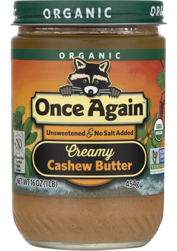 Once Again Cashew Butter, Creamy, Organic