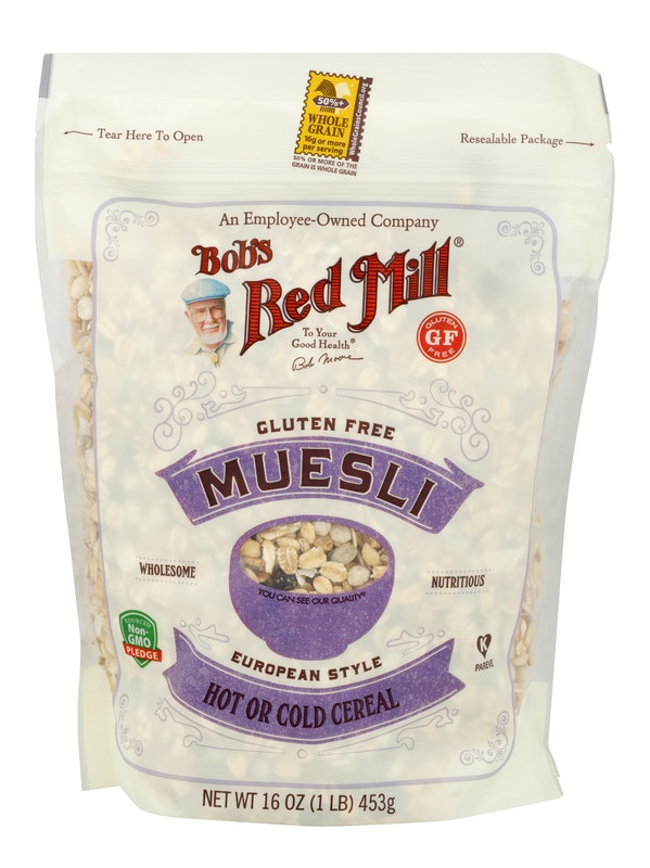 Bob's Red Mill Gluten Free Muesli Hot Or Cold Cereal European Style