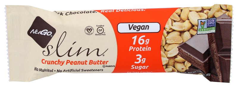 Nugo Slim Protein Bar Crunchy Peanut Butter One Bar