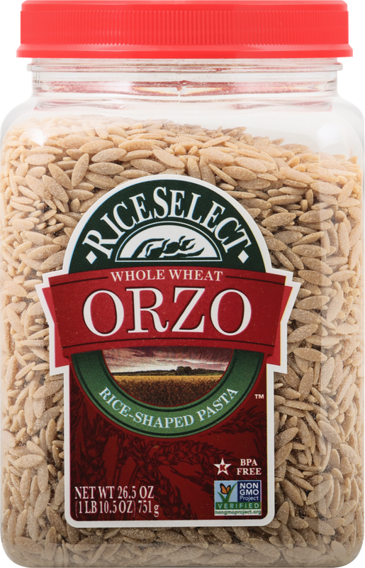 Riviana Foods Inc. 100% WHOLE WHEAT ORZO PASTA, WHOLE WHEAT