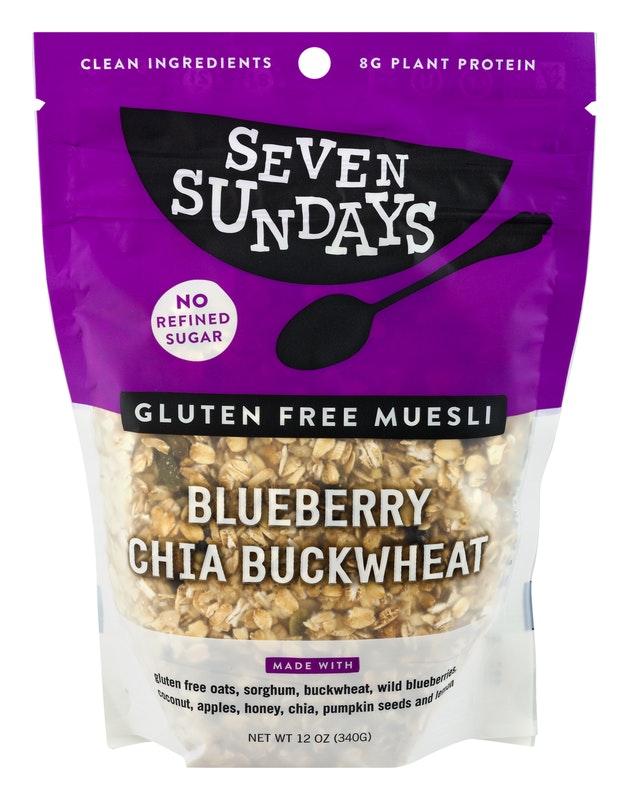 Seven Sundays Gluten Free Muesli Blueberry Chia Buckwheat