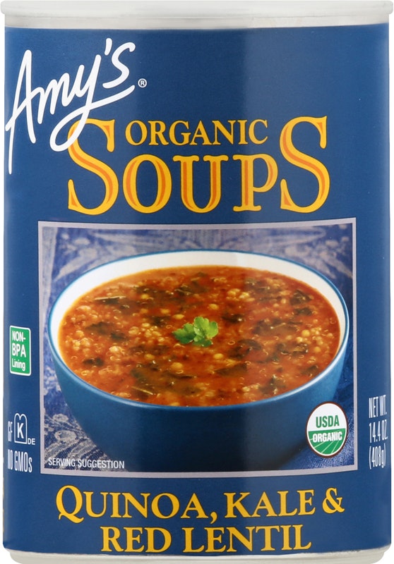 Amys Organic Quinoa, Kale & Red Lentil Soup