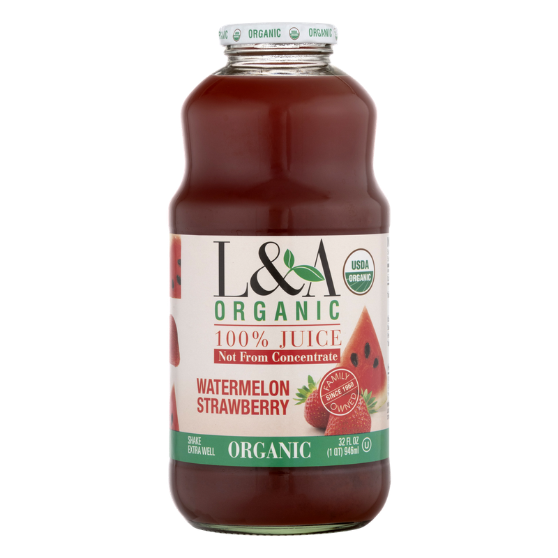L&a 100% Juice, Organic, Watermelon