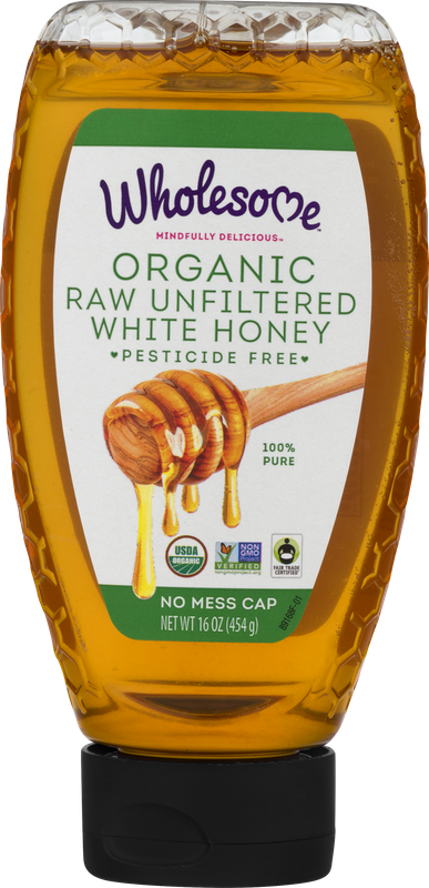 Wholesome Organic Raw Unfiltered White Honey