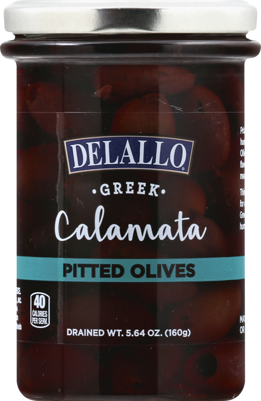 Delallo Greek Calamata Pitted Olives