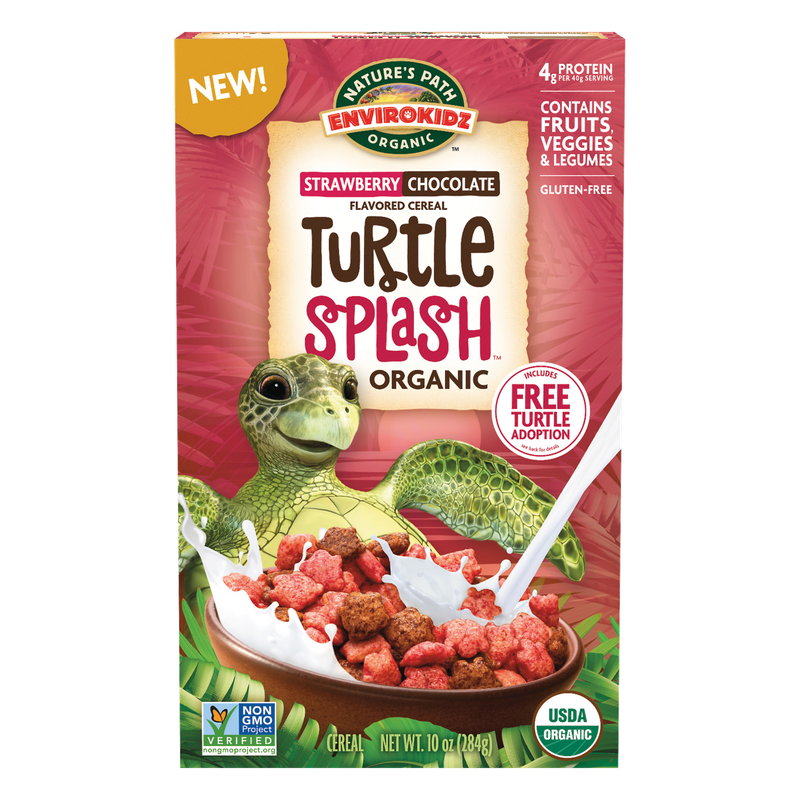 Nature's Path Organic Envirokidz Turtle Splash Organic Strawberry Chocolate Flavored Cereal