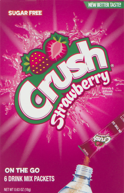Crush Drink Mix, On the Go, Sugar Free,