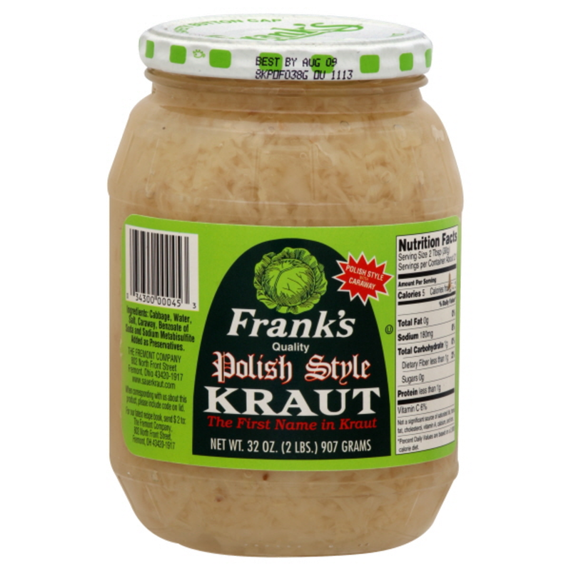 Frank's Quality Polish Style Kraut with Caraway