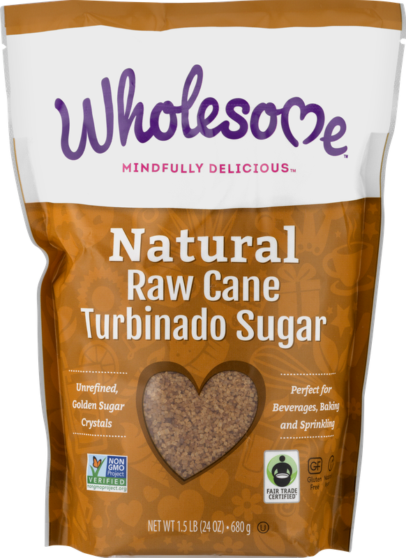 Wholesome Sugar Natural Raw Cane Turbinado