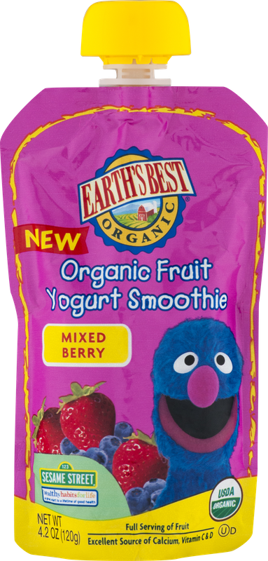 Earth's Best Organic Mixed Berry Fruit Yogurt Smoothie