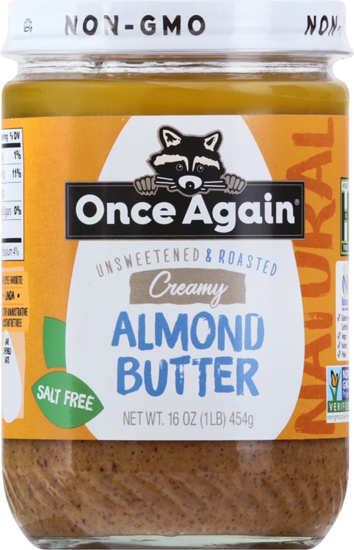 Once Again Creamy Unsweetened & Roasted Almond Butter