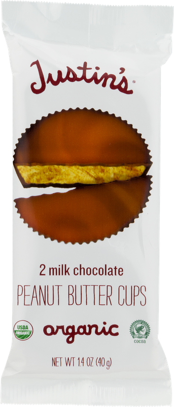 Justin's Organic Peanut Butter Cups Milk Chocolate