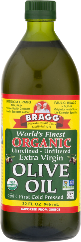 Bragg Organic Unrefined-Unfiltered Extra Virgin Olive Oil