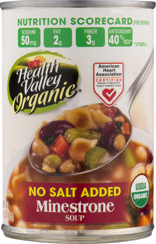Health Valley Organic No Salt Added