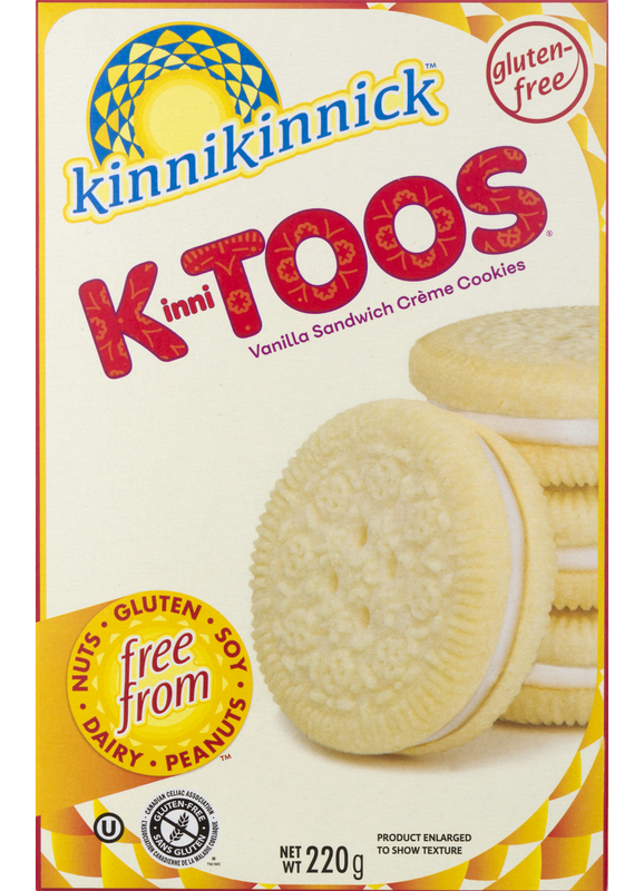 Kinnikinnick Cookies, Creme, Gluten Free,