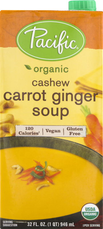 Pacific Organic Cashew Carrot Ginger Soup