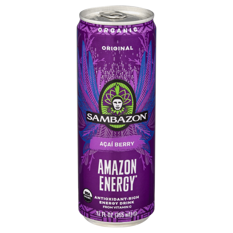 Sambazon Organic Original Amazon Energy Acai Berry Energy Drink