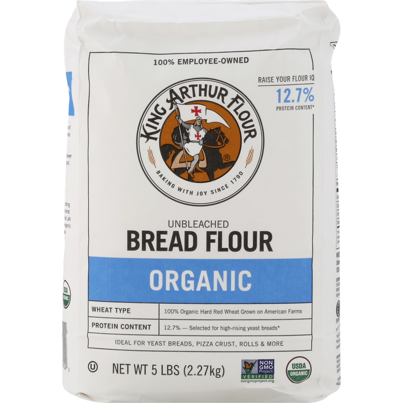 King Arthur Flour Organic Unbleached Bread Flour | Case of 6
