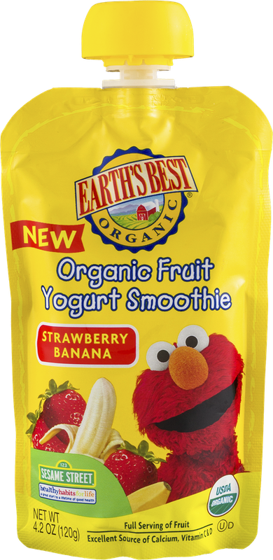 Earth's Best Organic Fruit Yogurt Smoothie Strawberry Banana