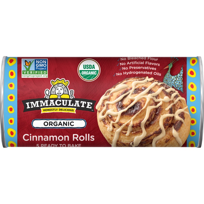 Immaculate Baking Organic Cinnamon Rolls, Ready to Bake Cinnamon Rolls with Icing