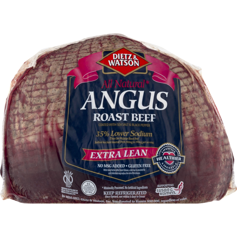 Dietz & Watson Angus Roast Beef Extra Lean