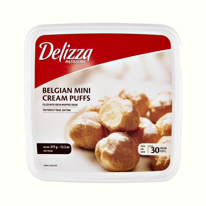 Delizza Belgian Mini Cream Puffs Frozen