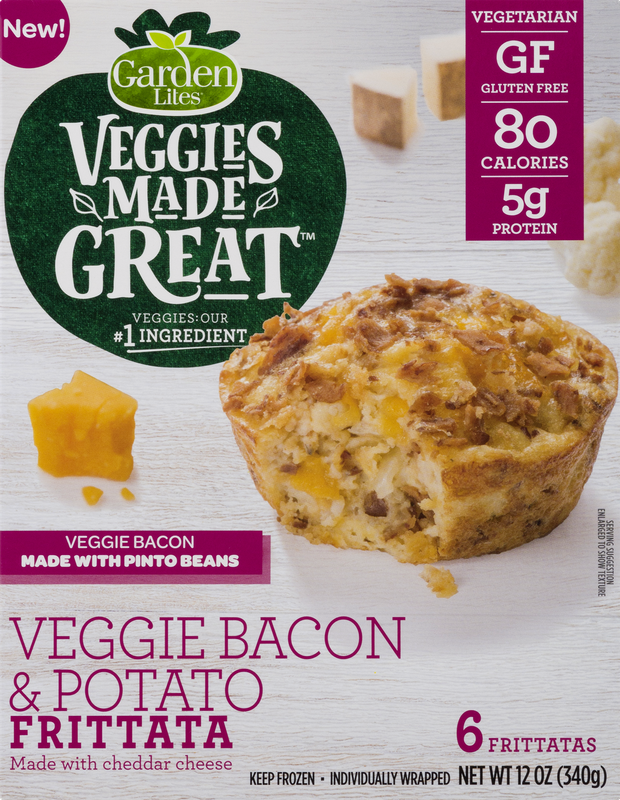 Garden Lites Veggies Made Great Frittata Veggie Bacon & Potato