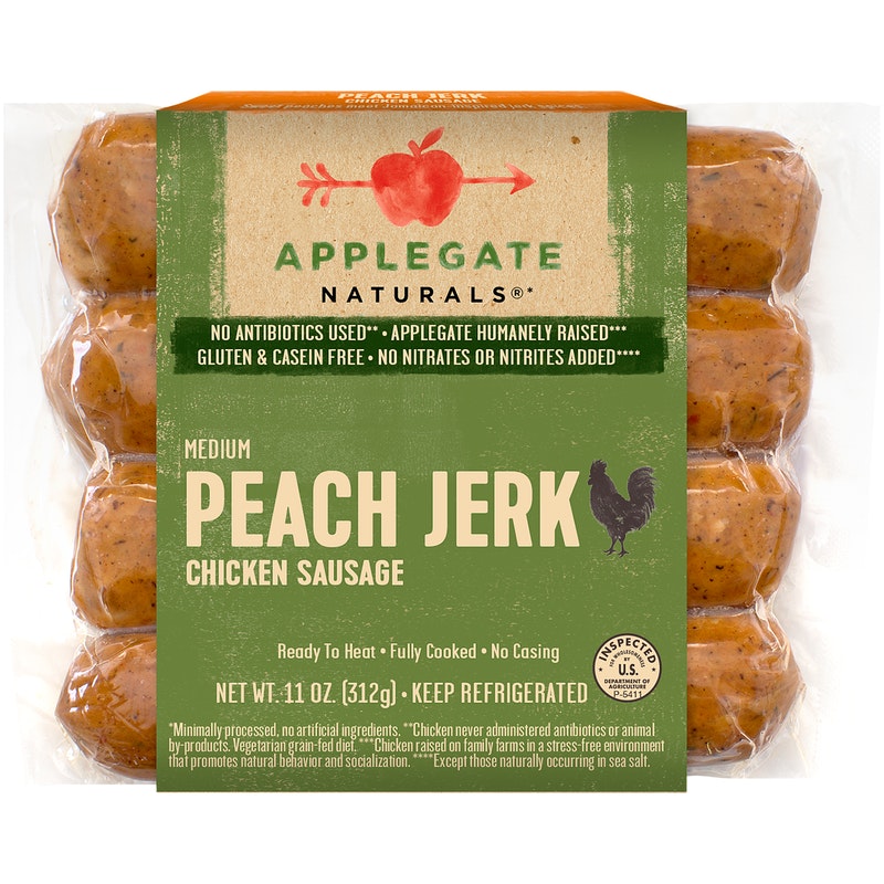 Applegate Naturals Peach Jerk Sausage