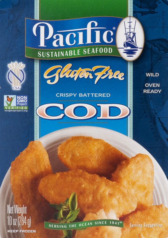 Pacific Sustainable Seafood Gluten Free Crispy Battered Cod