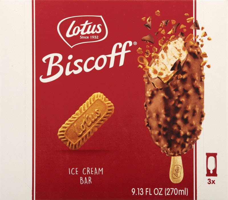 Lotus Cookie Butter Ice Cream Bars