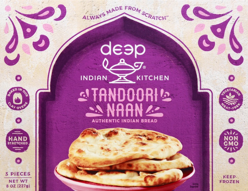 Deep Indian Kitchen Tandoori Naan 3 ea
