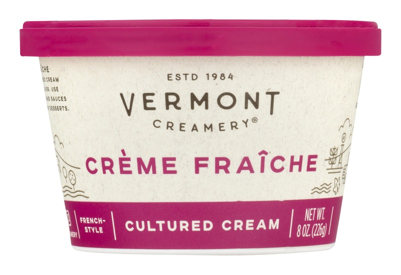 Vermont Creamery Cultured Cream, Creme Fraiche, French Style, Cup