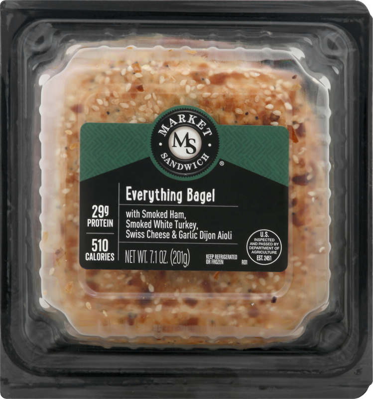 Market Sandwich Everything Bagel