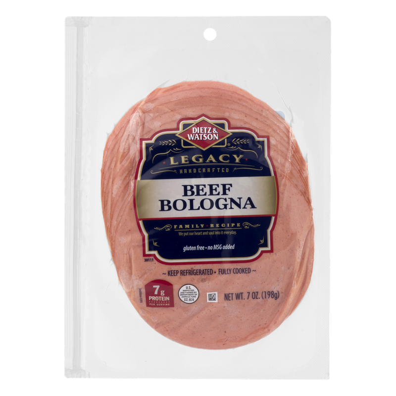 Dietz & Watson Beef Bologna, Gluten Free, Legacy
