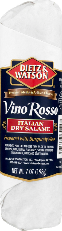 Dietz & Watson Vino Rosso Italian Dry Salame