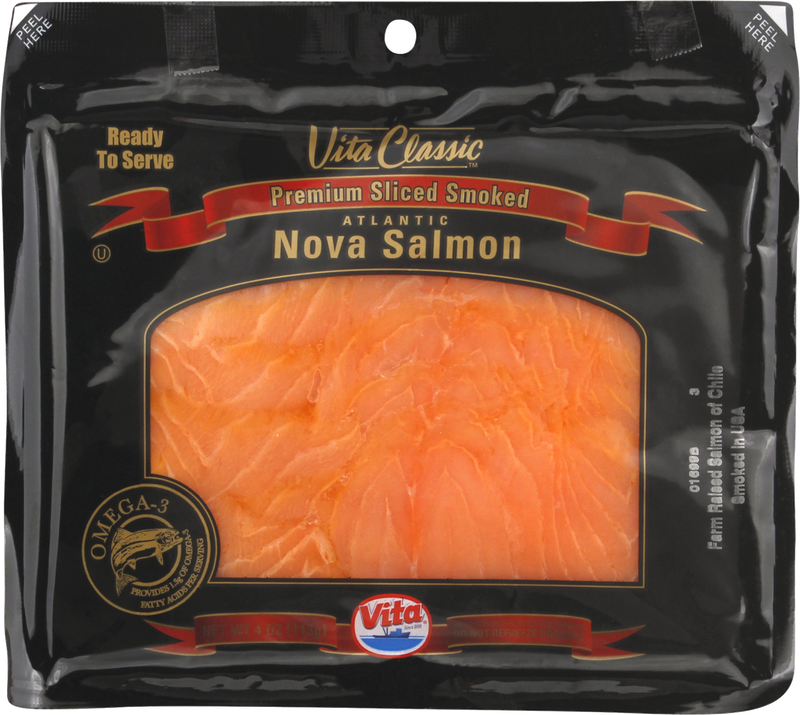 Vita Classics Premium Atlantic Nova Smoked Salmon Sliced