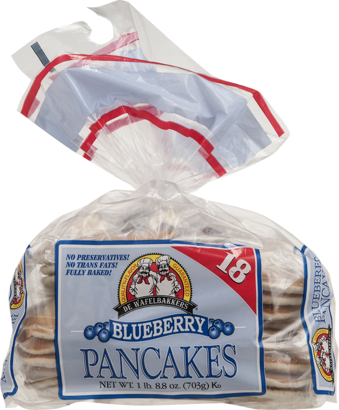 De Wafelbakkers Pancakes Blueberry